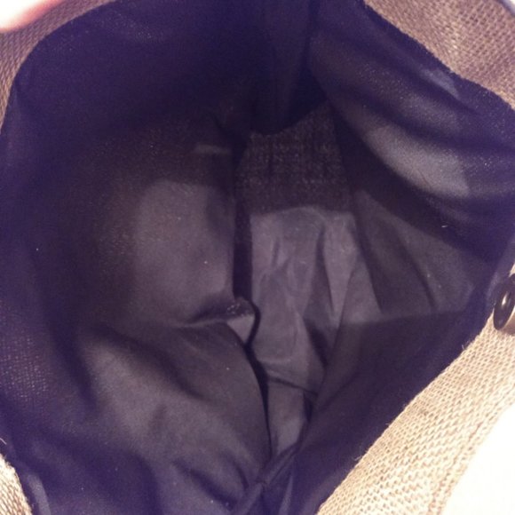 Freeset Owl Print Burlap Tote - Picture 5 of 5